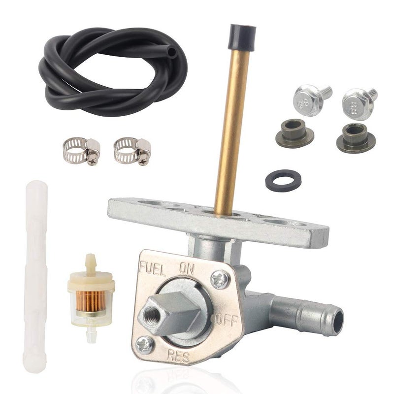 JSMANCAVE Fuel Vavle Petcock 16950-HM8-003 16950-HN7-003 Shut off Tank Switch Fits For Honda Rancher TRX350 TRX400 TRX420 Foreman TRX400 TRX450 TRX500 Recon TRX250 Rubicon TRX500 Rincon TRX650 - Image 1